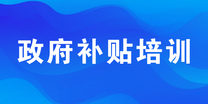 政府补贴类培训